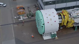 Montage du tunnelier