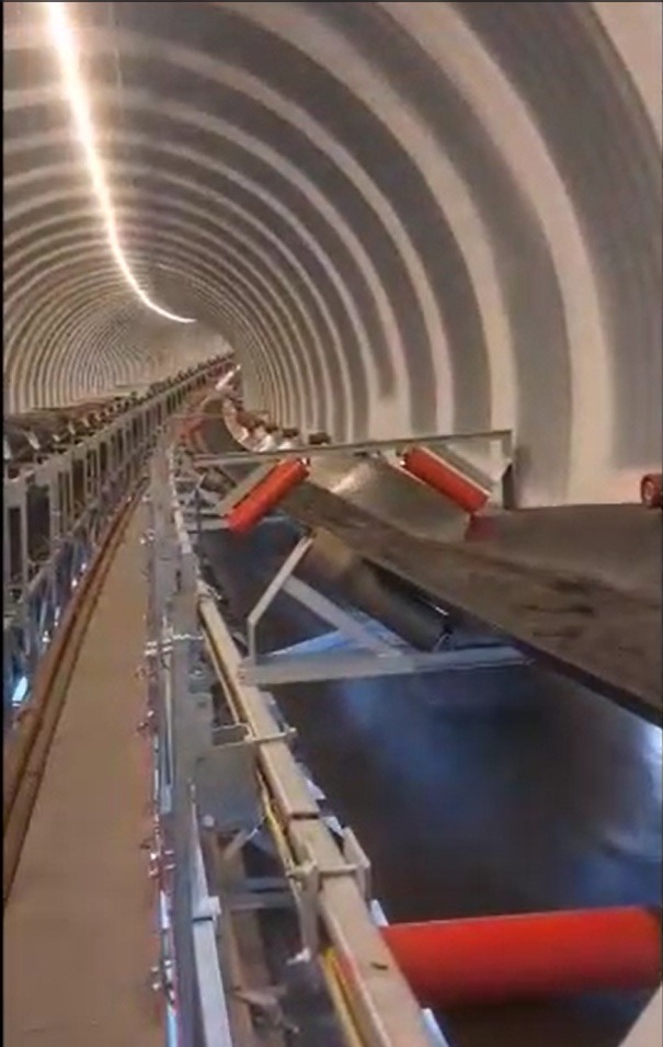 Test des bandes transporteuses en charge